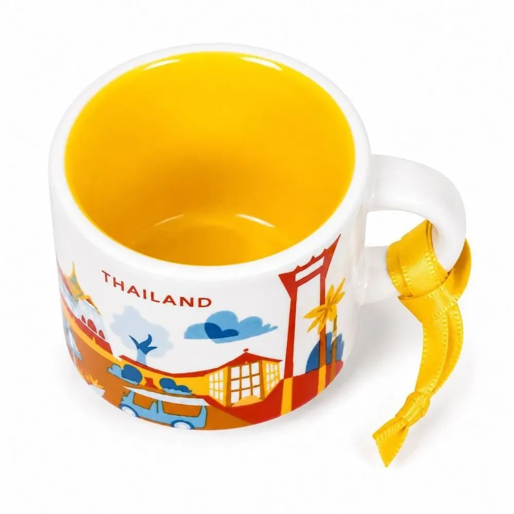 Starbucks Thailand You Are Here 2oz Ornament Mug NIB Discontinued YAH